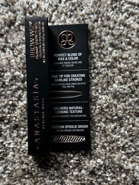 Anastasia brow Wiz Skinny Brow Pencil Sample Medium Brown NEW